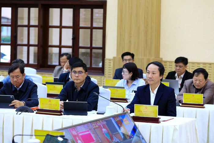 Các đại biểu dự Hội nghị Ban Chấp hành Đảng bộ tỉnh Lâm Đồng lần thứ 12