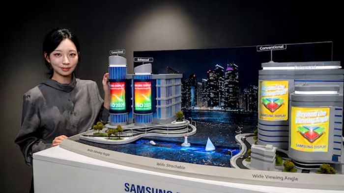 Tại sự kiện IMID 2026 diễn ra ở Busan, Samsung Display đã trình diễn nhiều công nghệ ấn tượng