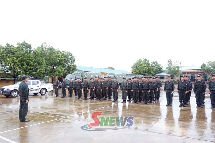 Tiểu đoàn 2, Trung đoàn Cảnh sát cơ động số 2 tổ chức hành quân dã ngoại đợt 2 năm 2026 tại xã Chiềng Mai.