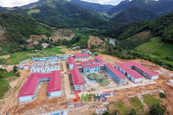 Công trình Trường Phổ thông nội trú liên cấp TH - THCS Mường Lèo.