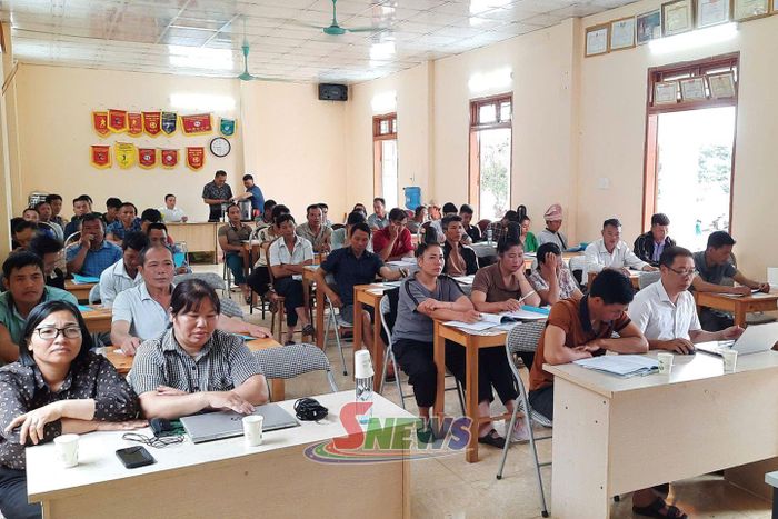 Các học viên tham gia lớp tập huấn.