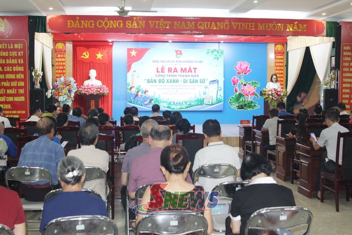 Lễ ra mắt công trình thanh niên “Bản đồ xanh – Di sản Số”.