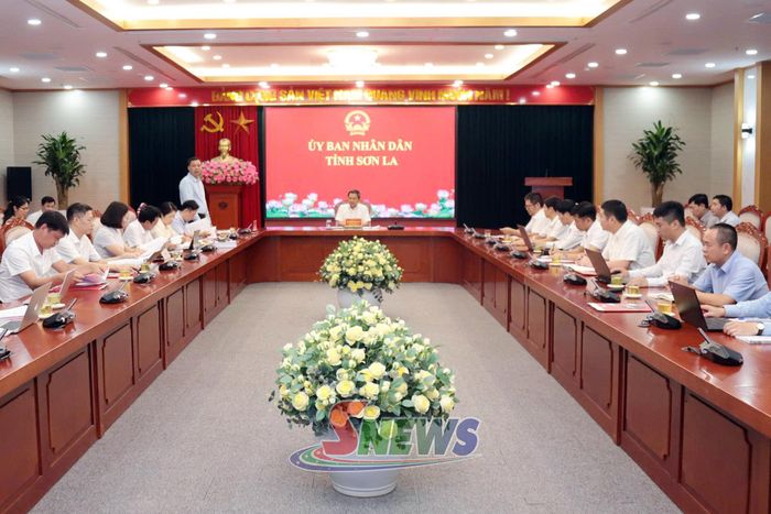 Đồng chí Chủ tịch UBND tỉnh chủ trì cuộc làm việc về tiến độ thẩm định chủ trương đầu tư một số dự án năng lượng.