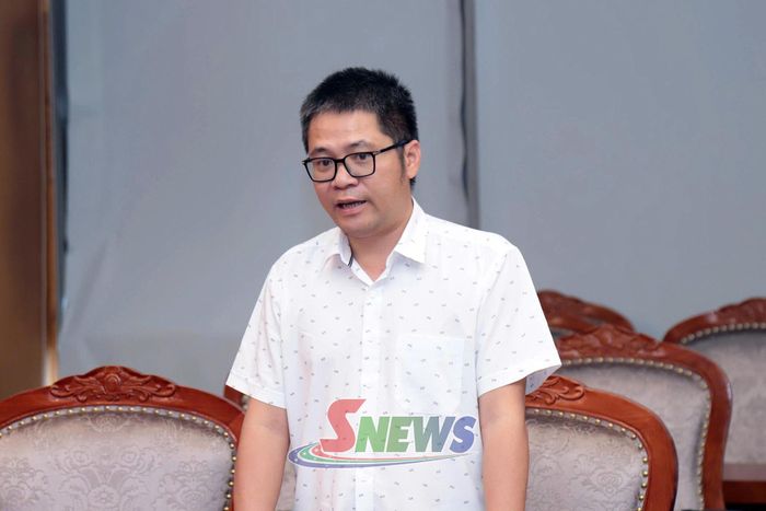 Đại diện Công ty TNHH Xuân Thiện Ninh Bình phát biểu tại cuộc làm việc.
