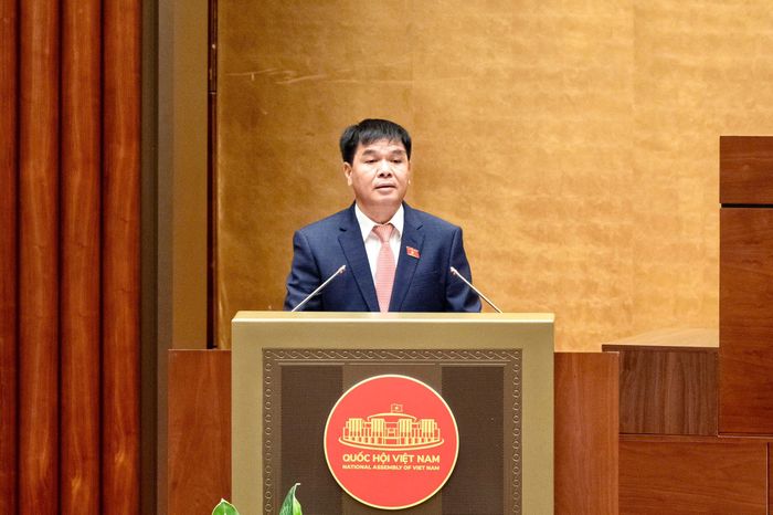 Phó Chủ nhiệm Ủy ban Kinh tế và Tài chính Nguyễn Hữu Toàn. (Ảnh: Media Quốc hội).