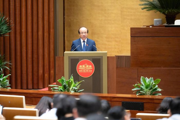 Chủ nhiệm Ủy ban Pháp luật và Tư pháp Phan Chí Hiếu. (Ảnh: Media Quốc hội).