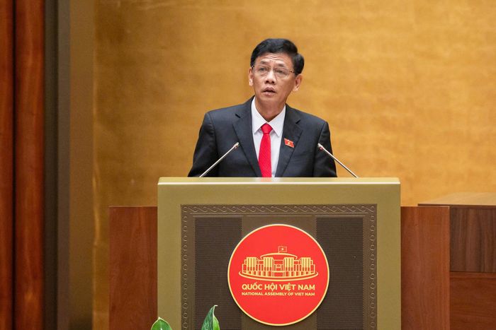 Chủ tịch Hội đồng Dân tộc Lâm Văn Mẫn. (Ảnh: Media Quốc hội).