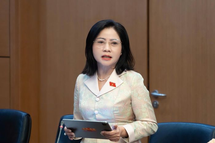 Đại biểu Nguyễn Thị Thu Nguyệt (đoàn Đắk Lắk). (Ảnh: Media Quốc hội).