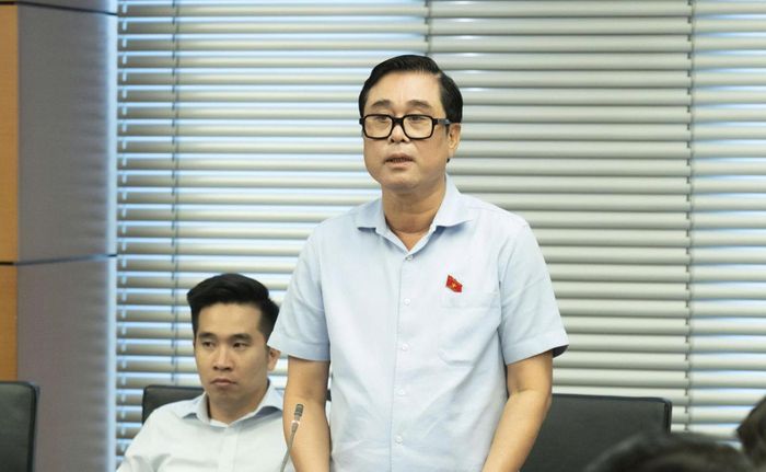 Đại biểu Nguyễn Cao Sơn (đoàn Phú Thọ). Ảnh: Media Quốc hội.