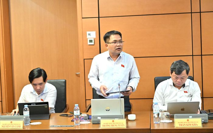 Đại biểu Trường Trung Tuyến (đoàn Gia Lai). Ảnh: Media Quốc hội.