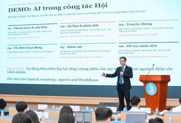 3.800 cán bộ Hội tại 278 điểm cầu trong và ngoài nước tham gia tập huấn về công tác Hội và phong trào sinh viên năm học 2026 - 2027.