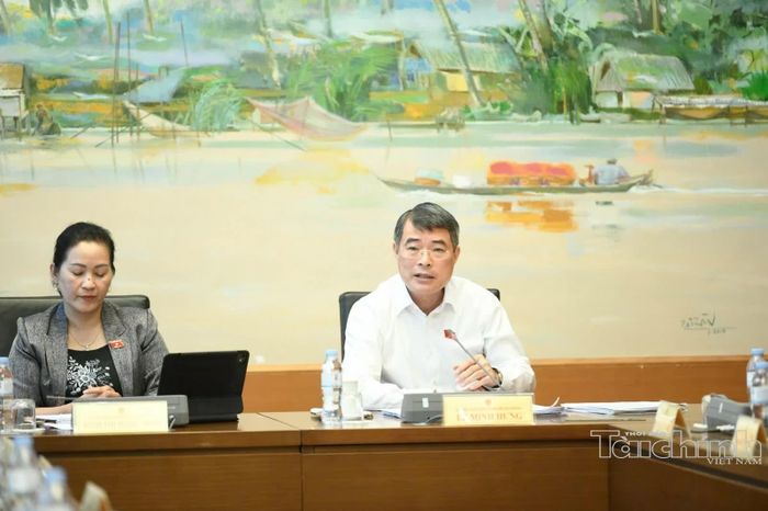 Thủ tướng Lê Minh Hưng phát biểu tại tổ. Ảnh: Đức Thanh
