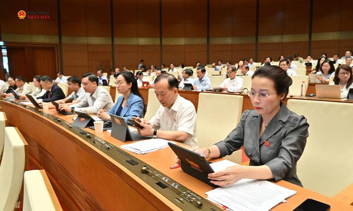 Các đại biểu dự phiên họp. Ảnh: Quang Khánh