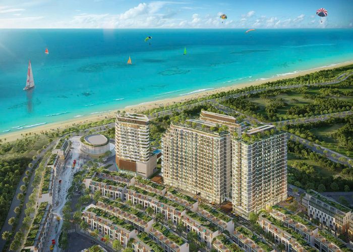 Những công trình hiện đại và chất lượng góp phần nâng tầm vị thế của đảo Ngọc. Ảnh MEYGROUP