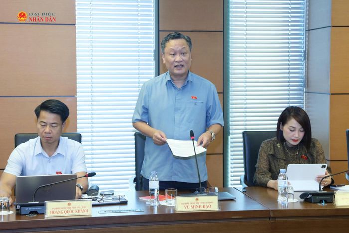 ĐBQH Vũ Minh Đạo (Lai Châu) phát biểu