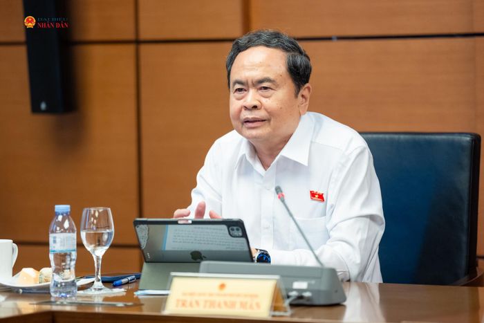 Chủ tịch Quốc hội Trần Thanh Mẫn phát biểu