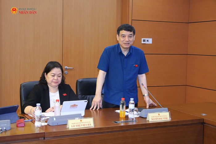 ĐBQH Nguyễn Đắc Vinh (Tuyên Quang) phát biểu. Ảnh: Đắc Trường