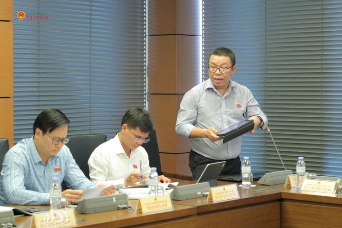 ĐBQH Trần Mạnh Huy (TP. Đà Nẵng) phát biểu