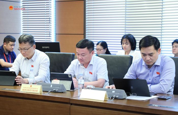 Các đại biểu dự phiên thảo luận tổ