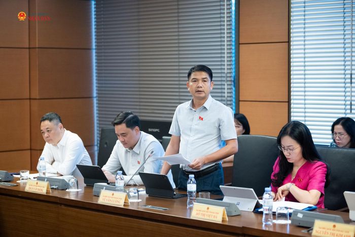 ĐBQH Vũ Văn Cường (Bắc Ninh) phát biểu