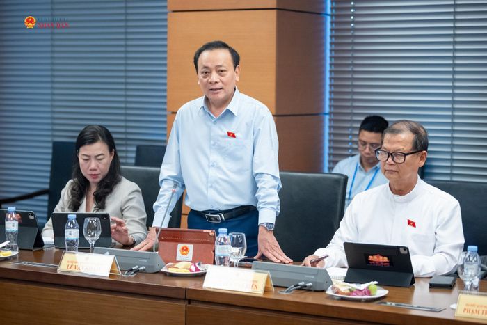 ĐBQH Lê Văn Khảm (TP. Hồ Chí Minh) phát biểu