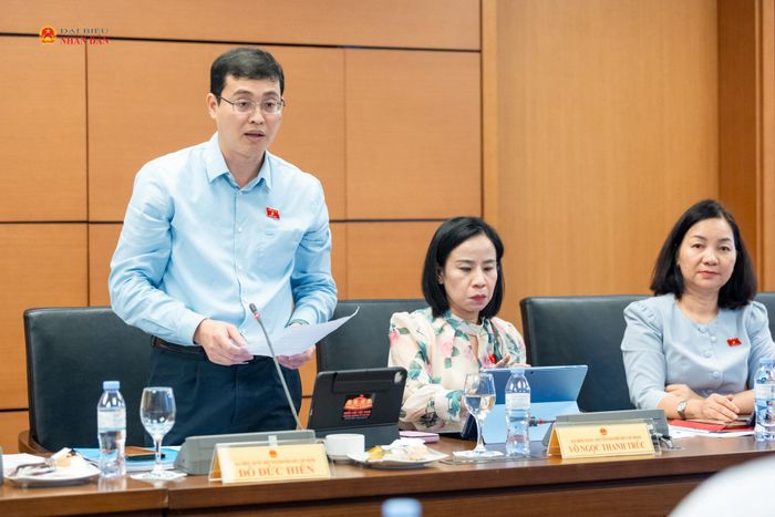 ĐBQH Đỗ Đức Hiển (TP. Hồ Chí Minh) phát biểu