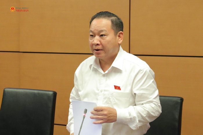 ĐBQH Tráng A Dương (Lào Cai) phát biểu