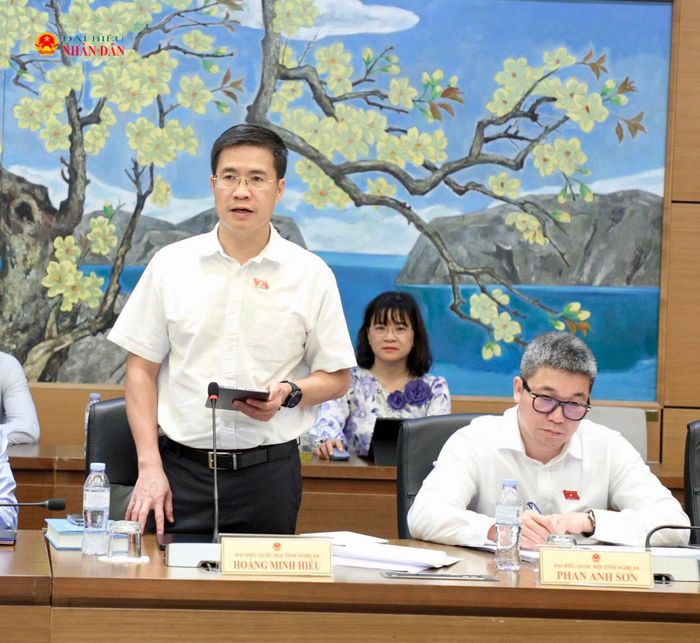 ĐBQH Hoàng Minh Hiếu (Nghệ An) phát biểu