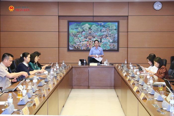Đoàn ĐBQH các tỉnh Cao Bằng, Đắk Lắk và Tuyên Quang thảo luận tại tổ. Ảnh: Đắc Trường