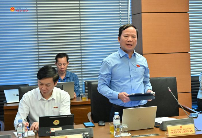 ĐBQH Nguyễn Đặng Ân (Lạng Sơn) phát biểu tại Tổ 12