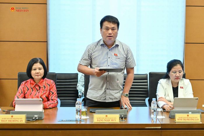 ĐBQH Đặng Ngọc Huy (Quảng Ngãi) phát biểu thảo luận Tổ 11