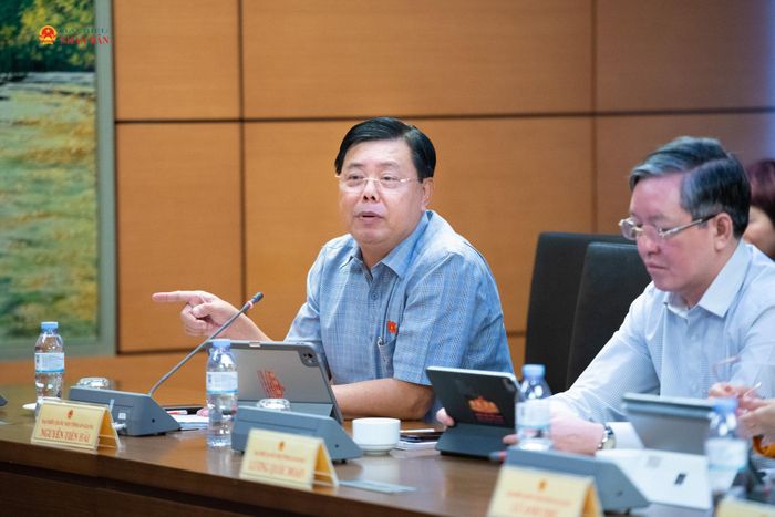 ĐBQH Nguyễn Tiến Hải (An Giang) phát biểu thảo luận tại Tổ 13