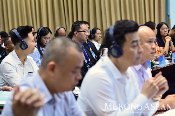 Hội nghị chiều ngày 19/8 đã thu hút đông đảo cộng đồng doanh nghiệp hai bên tham dự. Ảnh: Lê Hồng Nhung - Mekong ASEAN