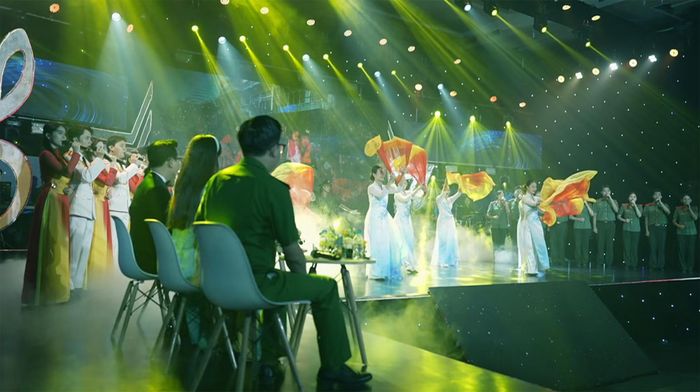 Nhiều tiết mục nghệ thuật ngợi ca Học viện An ninh nhân dân trong chương trình "Giai điệu bình yên" số 63.