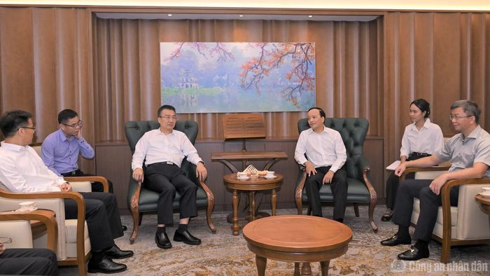 Quang cảnh buổi tiếp.