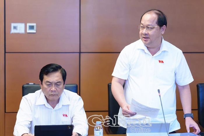 ĐBQH Nguyễn Phương Bắc phát biểu tại phiên thảo luận Tổ 8.