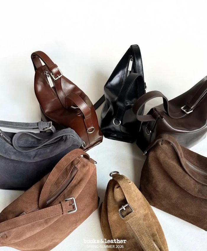 Mẫu túi của Bucks & Leather mang vẻ phóng khoáng pha chút tinh thần Pháp