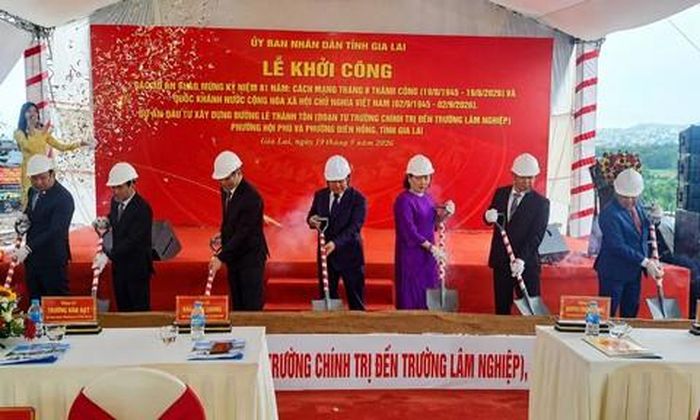 Khởi công dự án đường Lê Thánh Tôn.