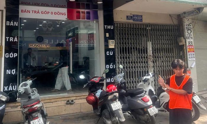 Hiện trường nơi đối tượng ra tay gây án 