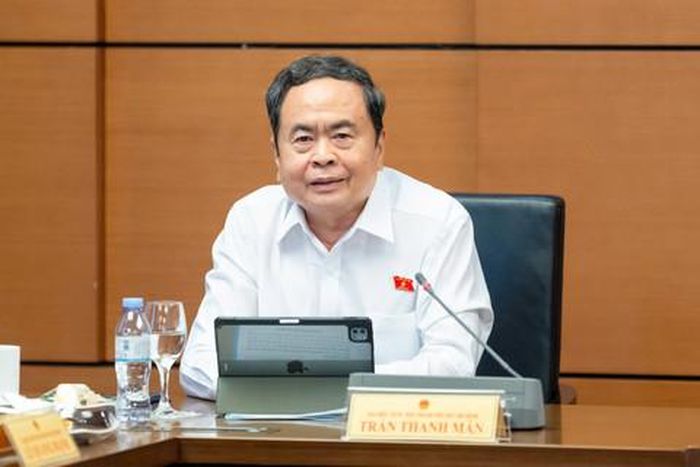 Chủ tịch Quốc hội Trần Thanh Mẫn tham gia thảo luận tại Tổ 2
