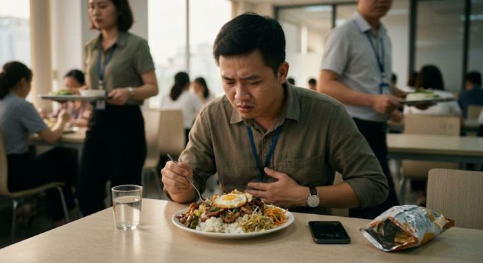 Ăn sáng muộn gộp ăn trưa không tốt cho sức khỏe.