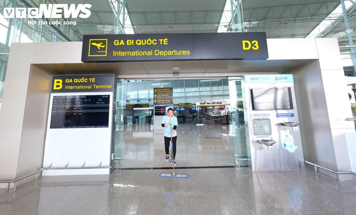 Ga đi quốc tế sau khi nâng cấp mang vẻ hiện đại với không gian rộng rãi.