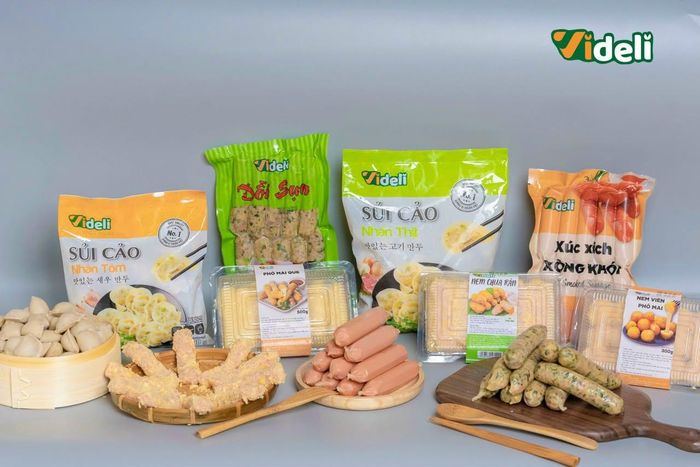 Các sản phẩm chế biến của Công ty cổ phần Chế biến thực phẩm Videli. Ảnh: Videli