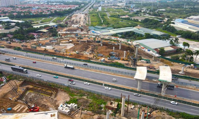 Các nhịp cầu đã hình thành. Ảnh: Nguyễn Trọng