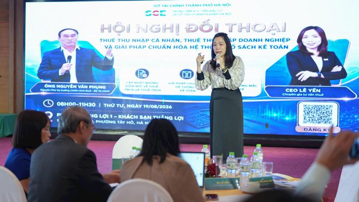 Các chuyên gia, nhà quản lý và doanh nghiệp tập trung trao đổi về những vấn đề thường phát sinh trong thực tiễn liên quan đến thuế TNCN và TNDN. Ảnh PV