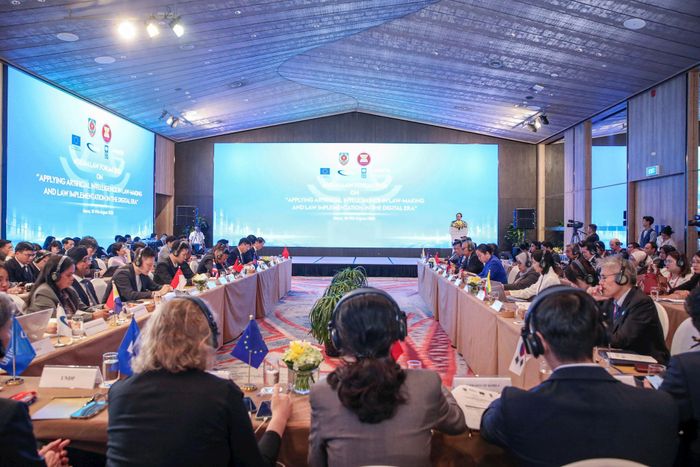 Quang cảnh Diễn đàn Pháp luật ASEAN 2026. Ảnh: PV