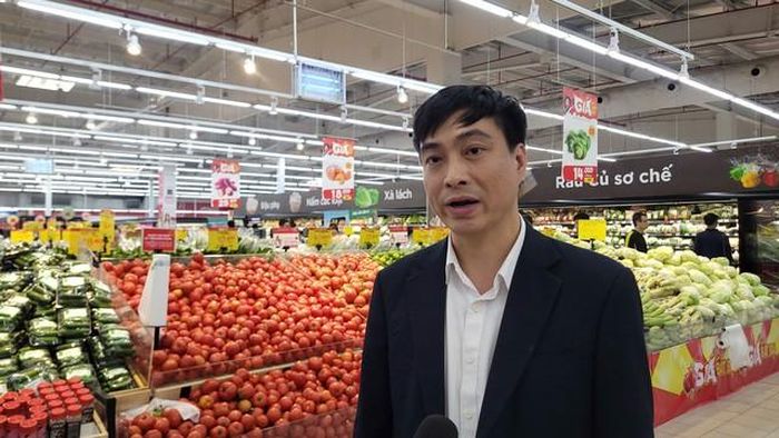 Ông Bùi Nguyễn Anh Tuấn, Phó Cục Trưởng Cục Quản lý và Phát triển Thị trường Trong nước (Bộ Công Thương) thông tin về chương trình Sinh kế Cộng đồng được lan tỏa mạnh mẽ tại Lễ hội Tự hào Đặc sản Việt 2026.
