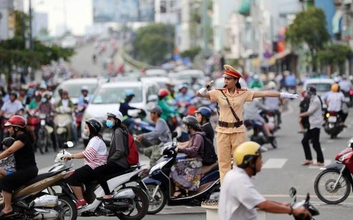 Bảo đảm ATGT thông dịp lễ Quốc khánh. Ảnh: Cục CSGT