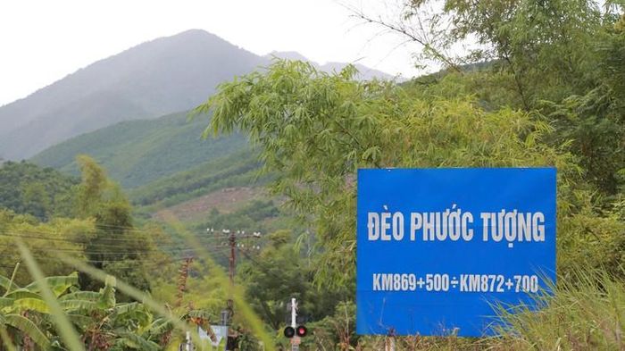 Khu vực đèo Phước Tượng. Ảnh: Lê Sáu.