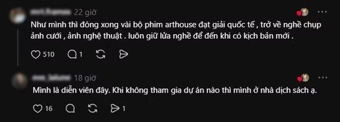 Một số chia sẻ khác từ người trong ngành.